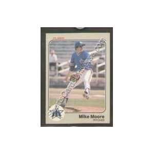  1983 Fleer Regular #482 Mike Moore, Seattle Mariners 