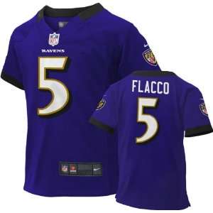  Joe Flacco Infant Jersey Home Purple Game Replica #5 Nike 