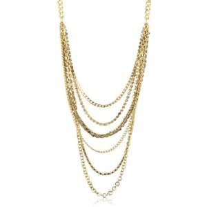   Modern Vintage Black Diamond Multi Colored Chain Necklace Jewelry
