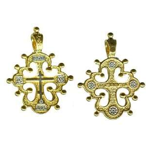   Cross, Sterling Silver & Gilt, Orthodox Cross 