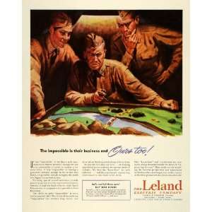  1943 Ad Leland Electric Generators WWII Howard Forsberg 