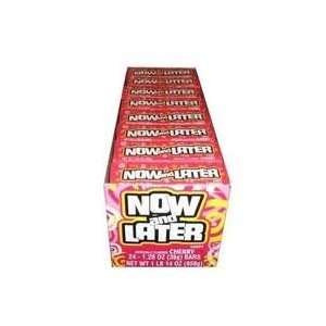 NOW and LATER Cherry   (24) 8 Piece Bars Grocery & Gourmet Food