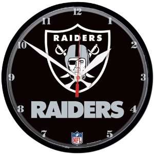 Oakland Raiders Logo Clock 