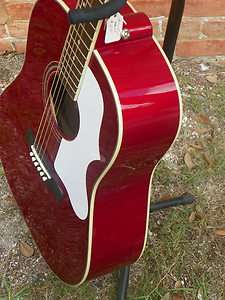 Epiphone Limited Edition 1963 AJ 45 Round Shoulder Dreadnought Red 