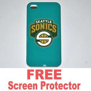  Seattle Sonics Iphone 4g Case Hard Case Cover for Apple 