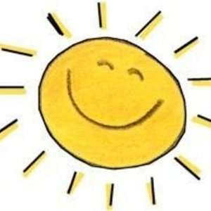  Happy Face Sun   Magnet
