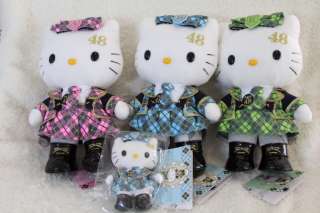 AKB48 x Hello Kitty Plush doll Team K Green NEW Japan limited  