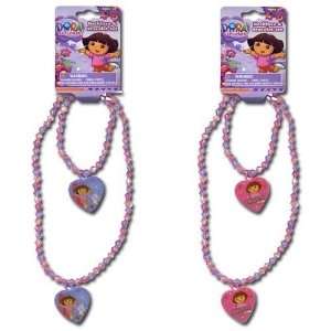   Count) Dora the Explorer BLUE Necklace and Bracelet Set   Party Favors