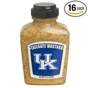 Tailgate Mustard University Of Kentucky, 9 Ounce Jars (Pack of 16)