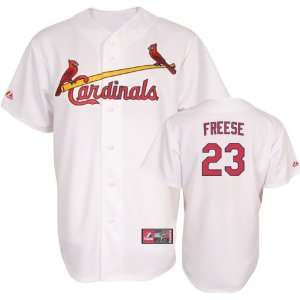 David Freese Jersey Adult Home White Replica #23 St. Louis Cardinals 