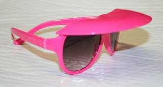 80s Sunglasses with Detachable Visor  2 pieces. The visor snaps into 