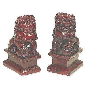 Pair Chinese Feng Shui Temple Lions Fu Dogs #10034  