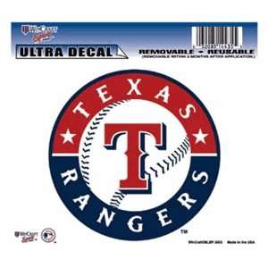 Texas Rangers 4x6 Ultra Decal 