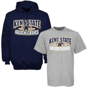  Kent State Golden Flashes Navy Blue Sweatshirt & T shirt 