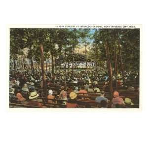  Interlochen Bowl, Traverse City, Michigan Premium Giclee 