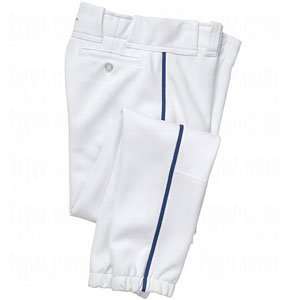  Easton Youth Pro Plus Baseball Piped Pants White/Navy X 