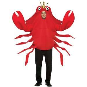  Lets Party By Rasta Imposta King Crab Adult Costume / Red 