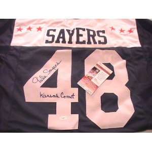  GALE SAYERS SIGNED AUTOGRAPHED PRO BOWL JERSEY+ HOLOGRAM 