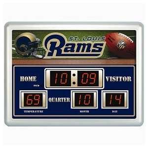  St Louis Rams Time / Date / Temp. Scoreboard Sports 