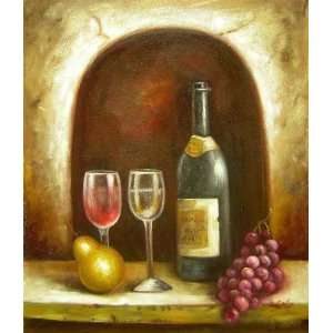  Fruity Red Wine Oil Painting on Canvas Hand Made Replica 