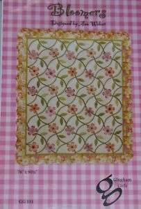 Bloomers Quilt Pattern Ann Weber Vines and flowers  