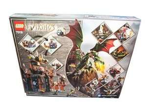 Lego Vikings Viking Fortress against the Fafnir Dragon 7019  
