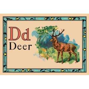  Exclusive By Buyenlarge Deer 12x18 Giclee on canvas