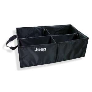   Mopar 82208566 OEM Collapsible Cargo Tote with Jeep Logo Automotive