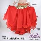 rojo falda danza del vientre oriental belly dance skirt $