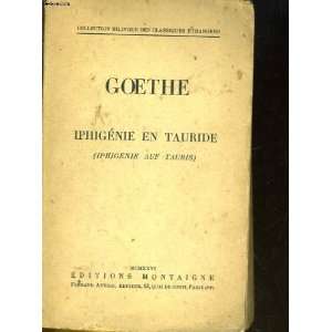  Iphigenie en tauride Goethe Books