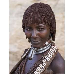  Portrait of a Woman of the Hamer Tribe, Lower Omo Valley 