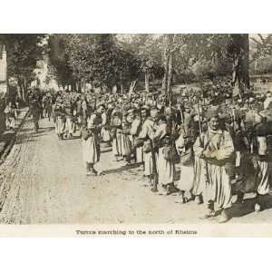 Turkish Soldiers Marching to the North of Rheims During the First 