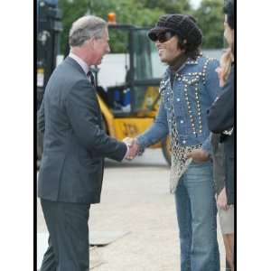 Prince Charles Meets Geri Haliwell, Lionel Richie and Lenny Kravitz 