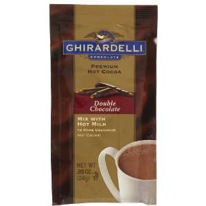 Ghirardelli Double Chocolate pkts, 0.85 oz, 12 pk  Grocery 