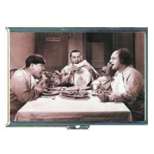  THE THREE STOOGES EATING BONES ID Holder, Cigarette Case 