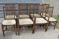 Oak Spindleback Chairs Farmhouse Spindle English Set  