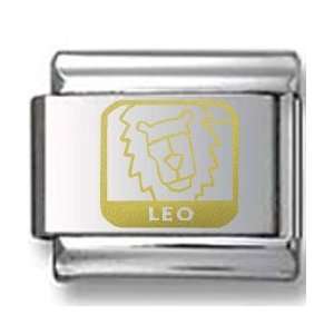  Leo the Lion Gold Laser Italian Charm Jewelry