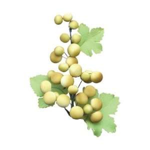  Green Grapes Spray Fondant Gum Paste 5 1/2 X 4