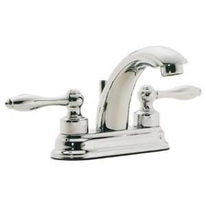   Faucets 6401 California Faucets J Spout Centerset English Brass PVD