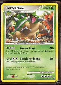 Pokemon TORTERRA 39/127 Platinum RARE Non Holo MINT  