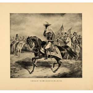  1894 Print Review of British Army Duke of Wellington 
