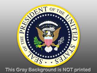Presidential Seal Sticker  president decal logo us usa   