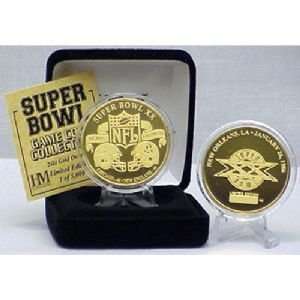  24Kt Gold Super Bowl XX Flip Coin
