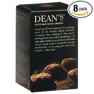 Deans Apple Crumble Shortbread Cookies, 4.2 Ounce Boxes (Pack of 8 