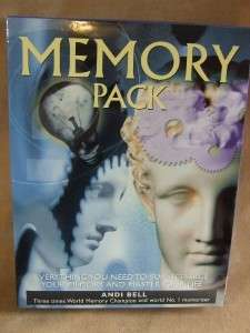 Memory Pack Andi Bell Memory Improve Recall Game Book  