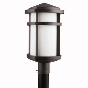  Lantana 10.51 Outdoor Post Lantern in Textured Granite 