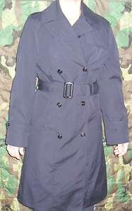Woman’s All Weather Coat XS S M L XL Overcoat Trench Coat Military 