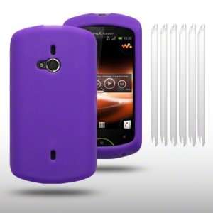  SONY ERICSSON LIVE WITH WALKMAN SILICONE SKIN CASE WITH 6 
