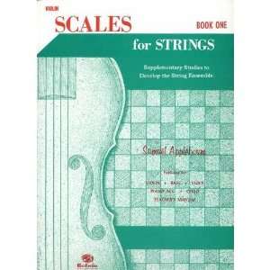 Applebaum Samuel Scales For Strings Supplementary Studies Develop the 