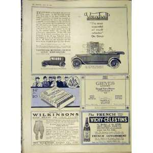  Vauxhall Motor Cigarette Gievees Wilkinson Vichy 1919 